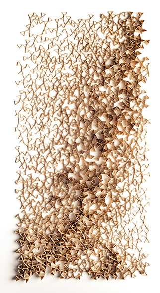 Rearrangement, book art by Thurle Wright