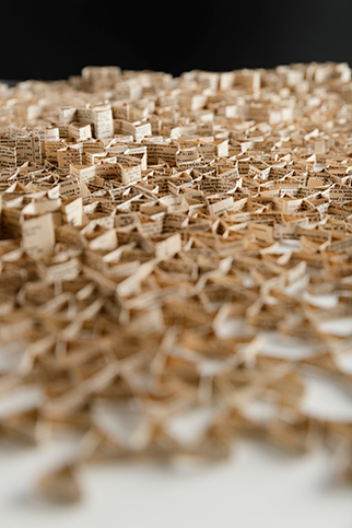 Rearrangement, book art by Thurle Wright