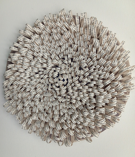 In the beginning, book art by Thurle Wright