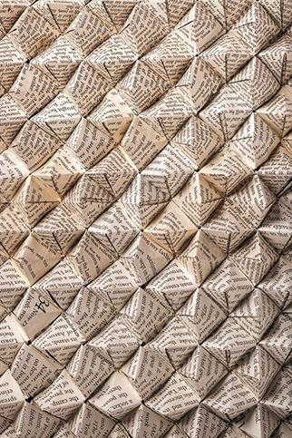 In the beginning, book art by Thurle Wright