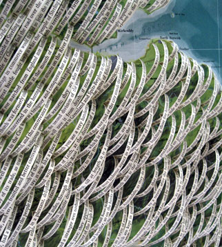 We now enter into Scotland, book art by Thurle Wright