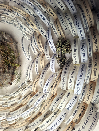 Lament, book art by Thurle Wright