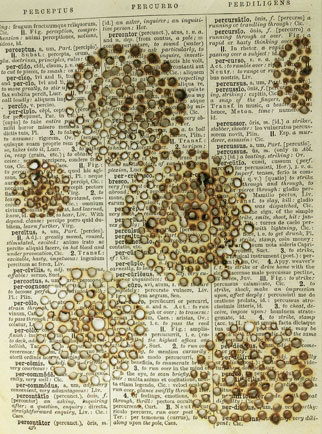 Perceptus, book art by Thurle Wright